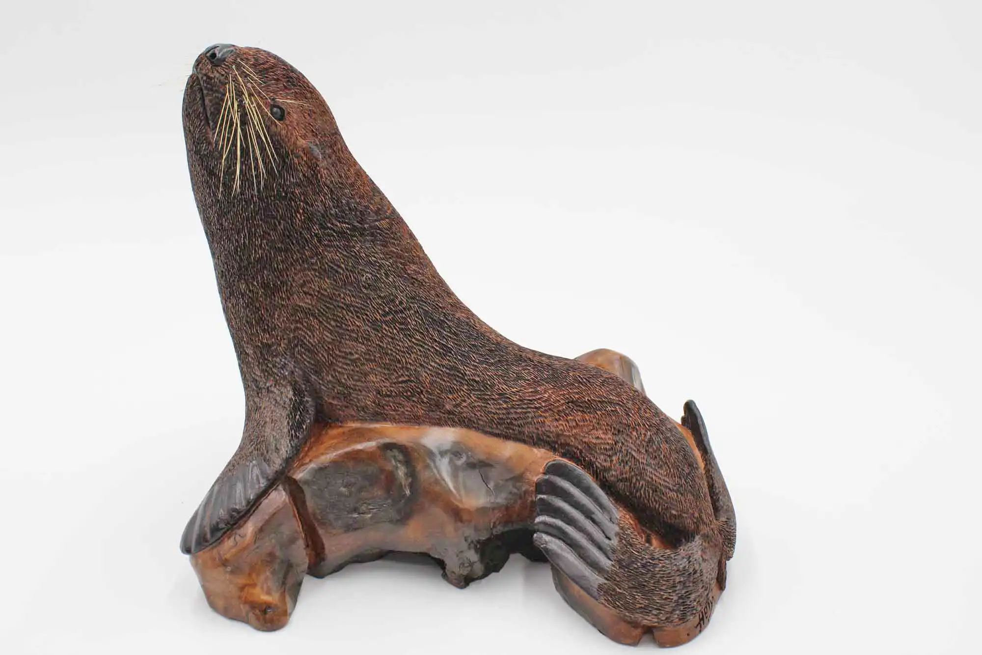 Sea Lion woodcarving sculpture